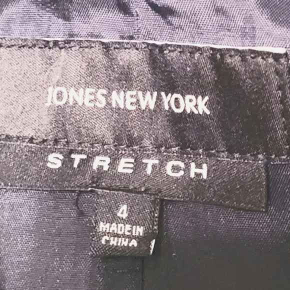 Jones New York Stretch Ladies Midnight Blue Blazer (Size 4) - Picture 8 of 10